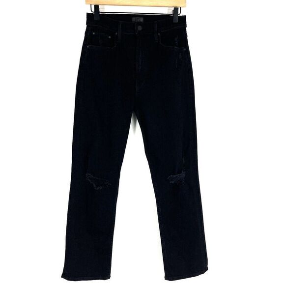 Mother Jeans Size 26 Womens Black High Waisted Rider Ankle Guilty As Sin Denim
